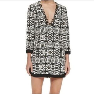 Twelfth Street by Cynthia Embroidered Metallic Dress